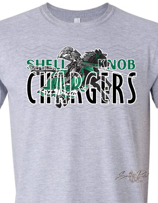 Shell Knob Chargers Layered