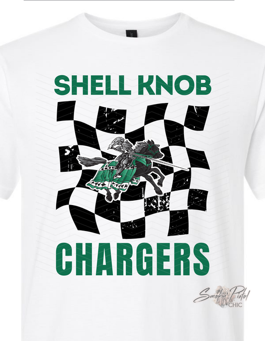 Chargers Wavy Checkered