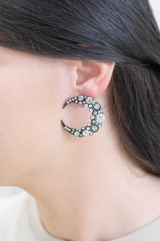 Moon Lit Night Earrings