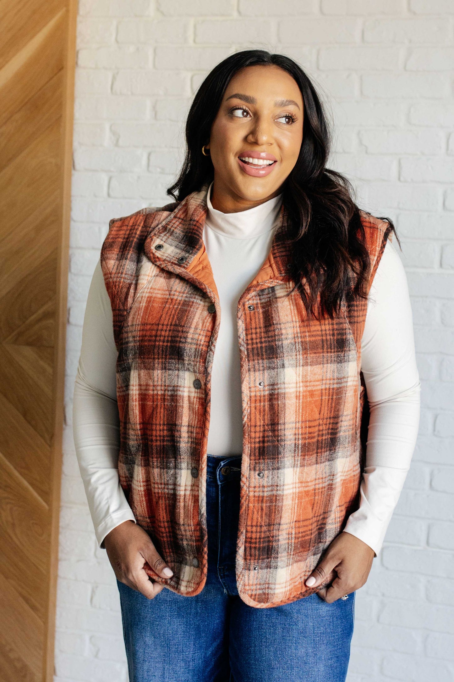 By the Campfire Plaid Vest