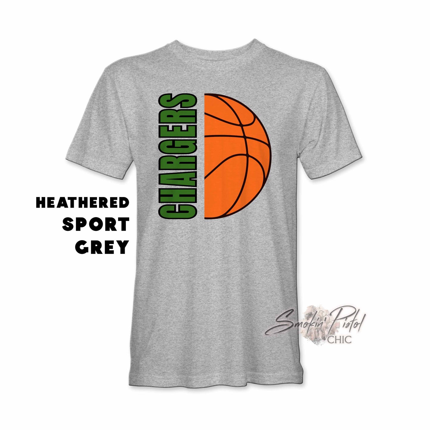 Chargers Basketball 1/2 & 1/2