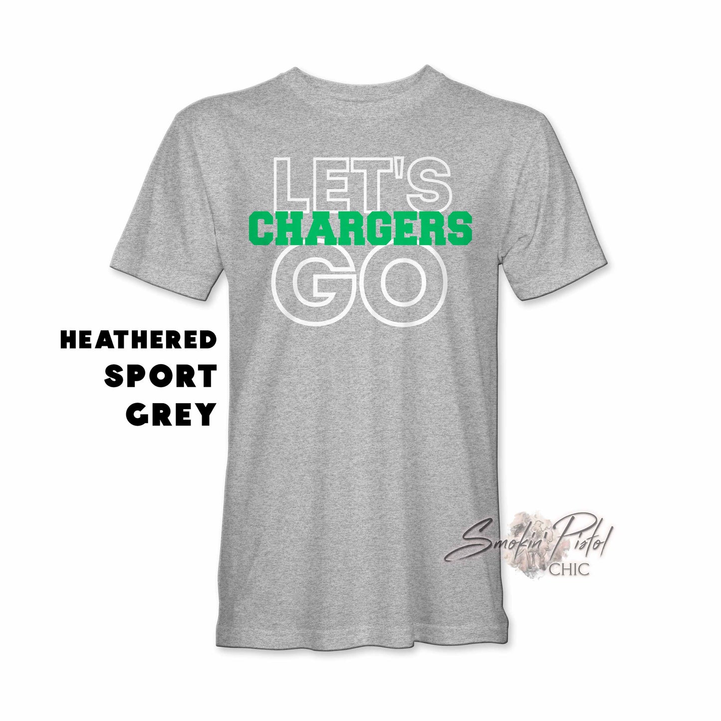Let's Go Chargers - Block