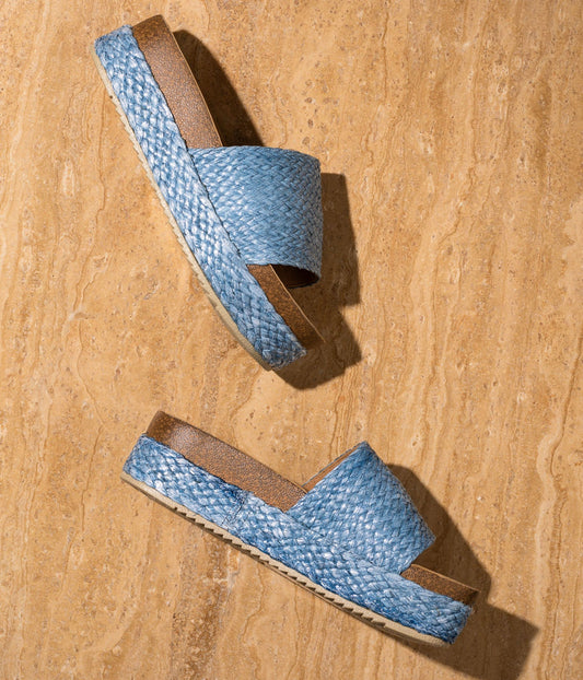 Anna Sandals in Blue